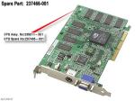 AGP graphics card – Nvidia GeForce2 MX400, NV11, 64MB SDRAM, 4X AGP – With S-video TV output