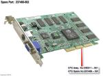 AGP graphics card – Nvidia GeForce2 MX400, NV11, 64MB SDRAM, 4X AGP – With S-video TV output Part 237466-002  , 237466-004