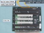 Backplane riser board – Has three PCI slots and three ISA slots (Minitower)