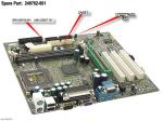 Motherboard (system board), 815T UATX – Does not include processor