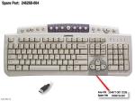 USB Internet keyboard (Quartz color) – (USA)