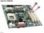 Motherboard (system board), Loretto, for Intel Celeron processors – Does not include processor