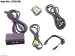 Video cable kit for ATI All-In-Wonder graphics card – Includes assorted cables, dongles, and adapters (5 pieces total)