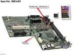 Motherboard (system board), 815e chipset – Does not include processor