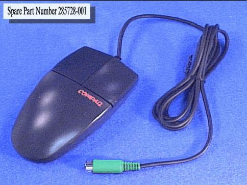 PS/2 two-button mouse (Black)