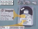 1.6GB IDE hard drive – 3.5in form factor (Seagate ST31721A)