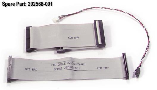 Cable kit – Includes floppy drive ribbon cable, IDE ribbon cable for CD-ROM, and CD audio cable