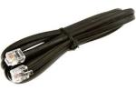 Telephone cable – 6-foot long, Carbon – North America