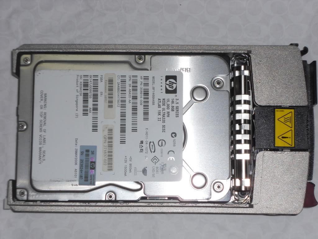Hp Bf1468a4bb 1468gb 15000rpm 80pin Ultra-320 Scsi Universal Hot Swap Hard Disk Drive With Tray