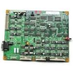 Stacker/stapler controller PC board – Mounts just above the power supply assembly