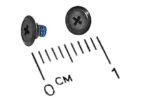 SCREW,CHAMFER,M2X1,HD4.8,SHLDR,BLK,PK/5