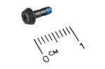 SCREW,TAPERED PENTAGON,BATT,PK/5