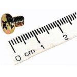 Screw, Hinge, 3.5x5.5mm (Yellow), Pkg. of 5
