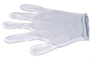 Cotton Gloves, 6 Pair