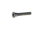 Screw, 1.6 x 0.35 x 10.6 mm, Cosmetic, Black, Pkg. of 5
