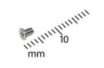 Screw, 2 x 0.4 x 3 mm, D3.5, H0.3