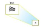 Screw, 2 x 3 mm, Cosmetic, Pkg. of 5
